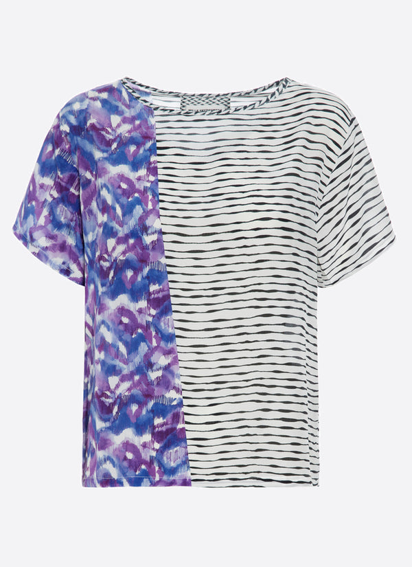 Silke Tee, Mixed Media (Purple)