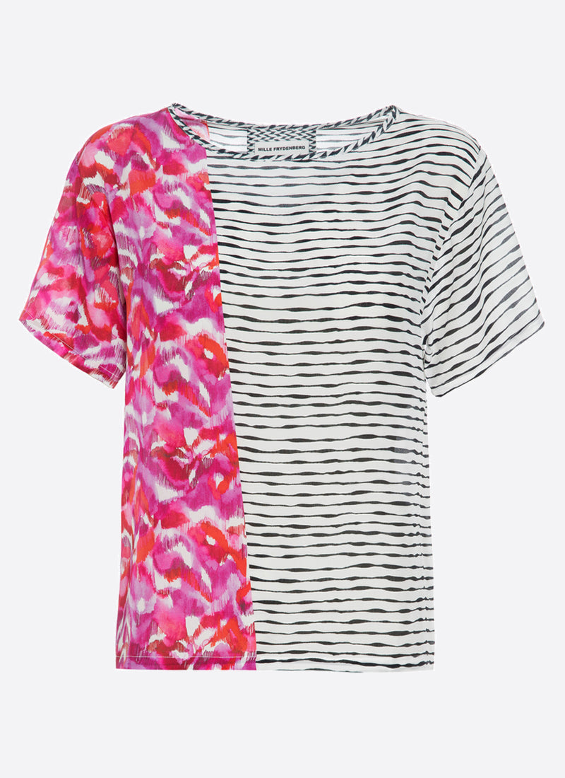 Silke Tee, Mixed Media (Pink)