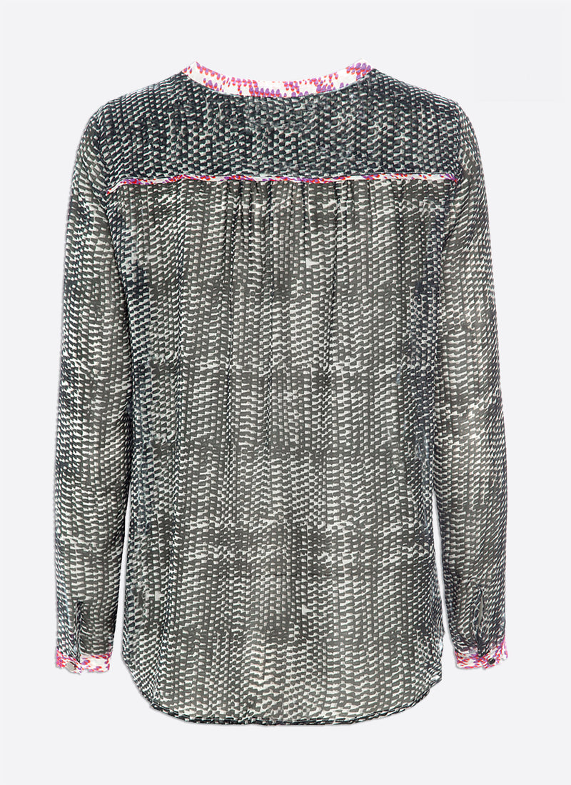 Silke Bluse, B&W (2.sort)