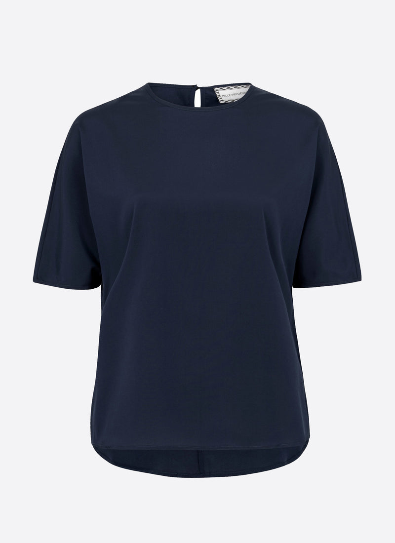 MAURI BLOUSE, NAVY