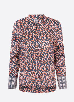 CARLA TUNIC BLOUSE Abstract Animal