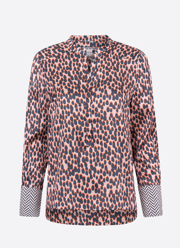 CARLA TUNIC BLOUSE Abstract Animal