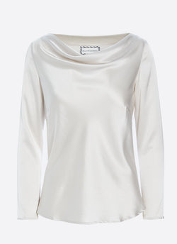 ZOE BLOUSE, Warm Silver