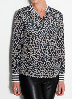 ADDIE SHIRT Abstract Animal