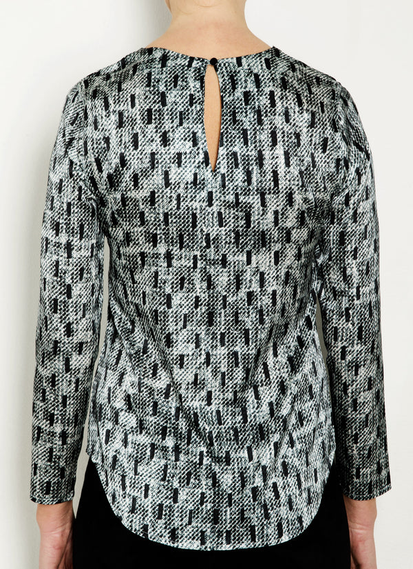 MIMI BLOUSE Graphic Boucleé
