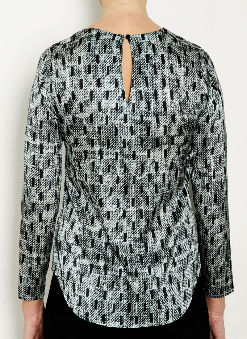 MIMI BLOUSE Graphic Boucleé
