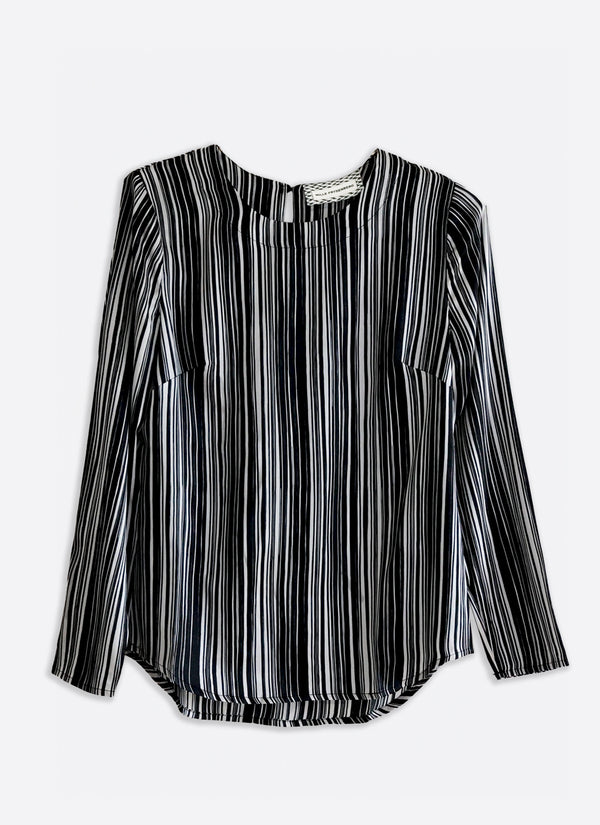 Silkebluse, Paint Stripe (2.sort)