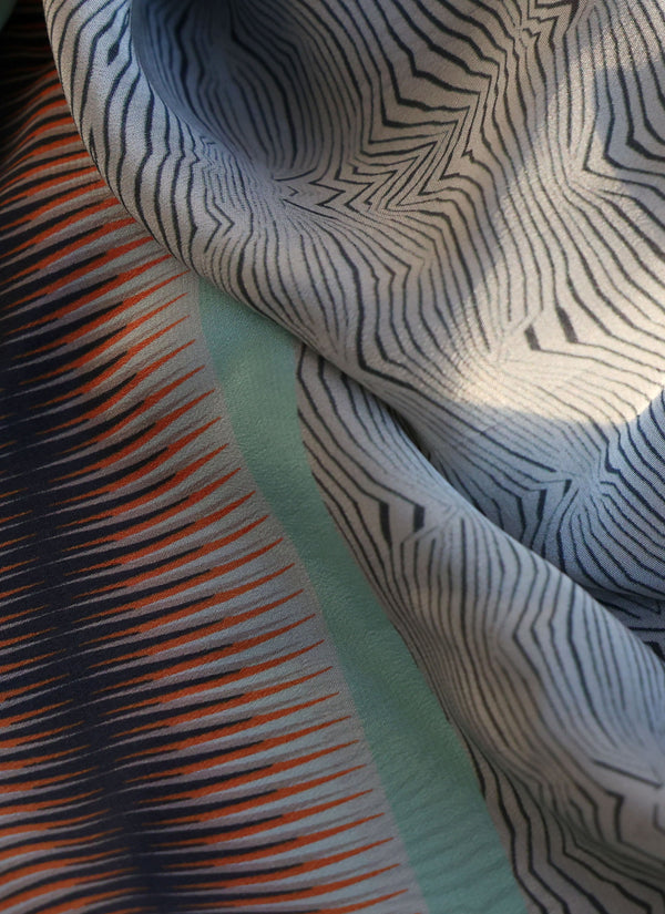 Silketørklæde, Abstract Wood