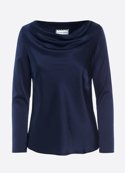 ZOE BLOUSE, Navy