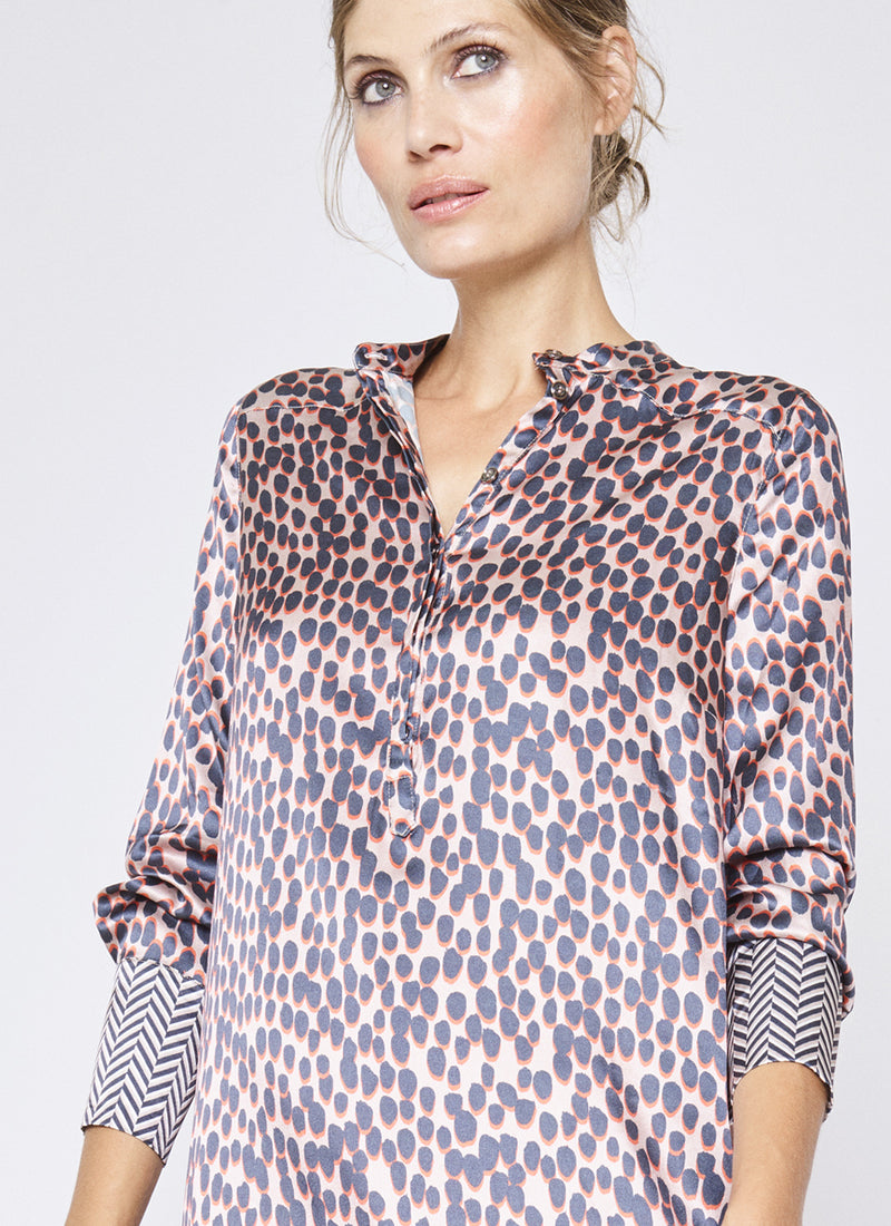 ELODIE TUNIC DRESS Abstract Animal